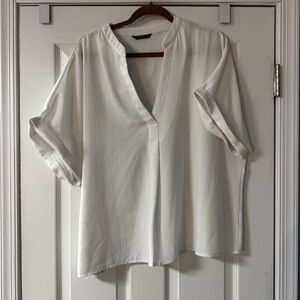 Elegant White Women's Top